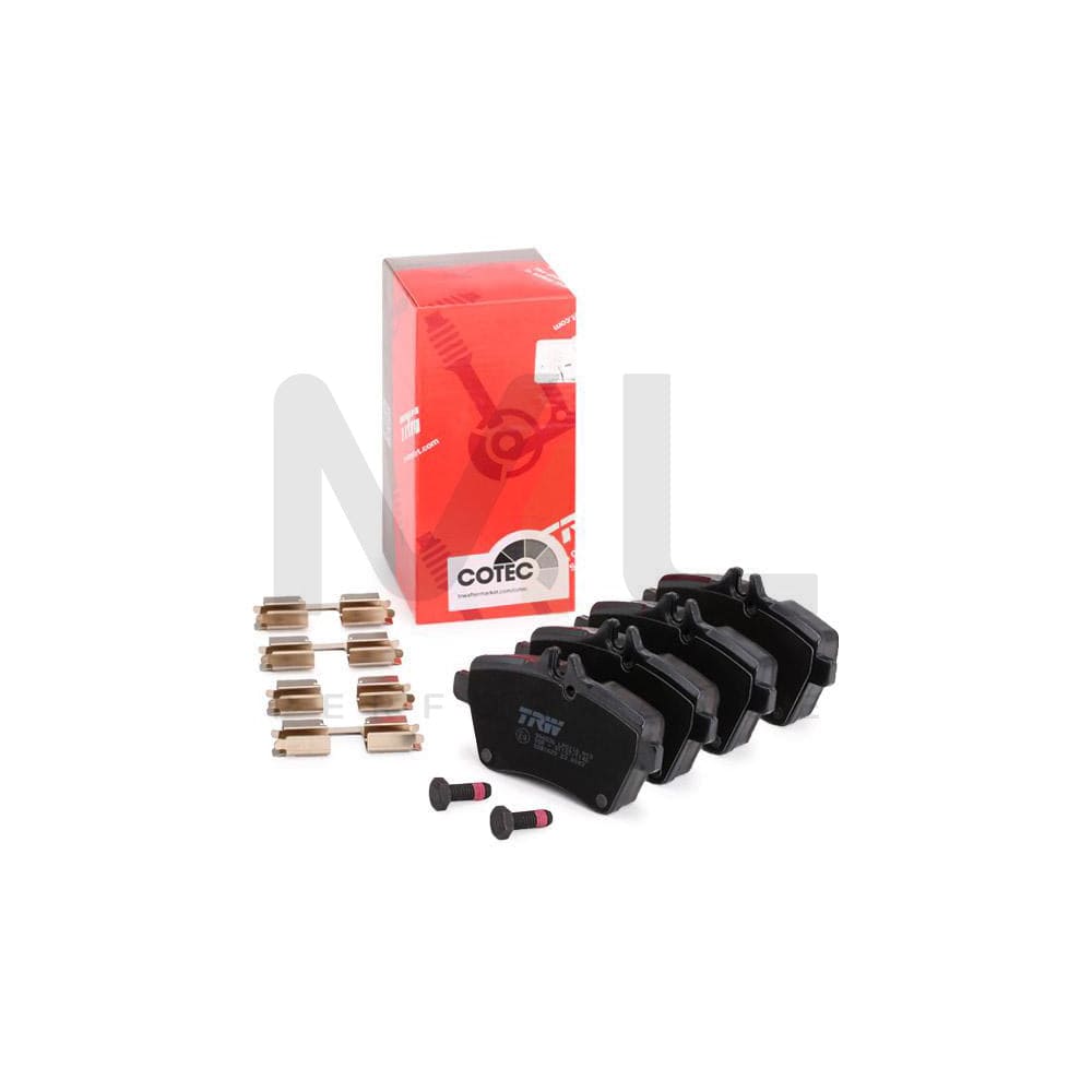 TRW Cotec Gdb1629 Brake Pad Set Suitable For Mercedes-Benz A-Class (W169) Prepared For Wear Indicator, With Brake Caliper Screws, With Accessories