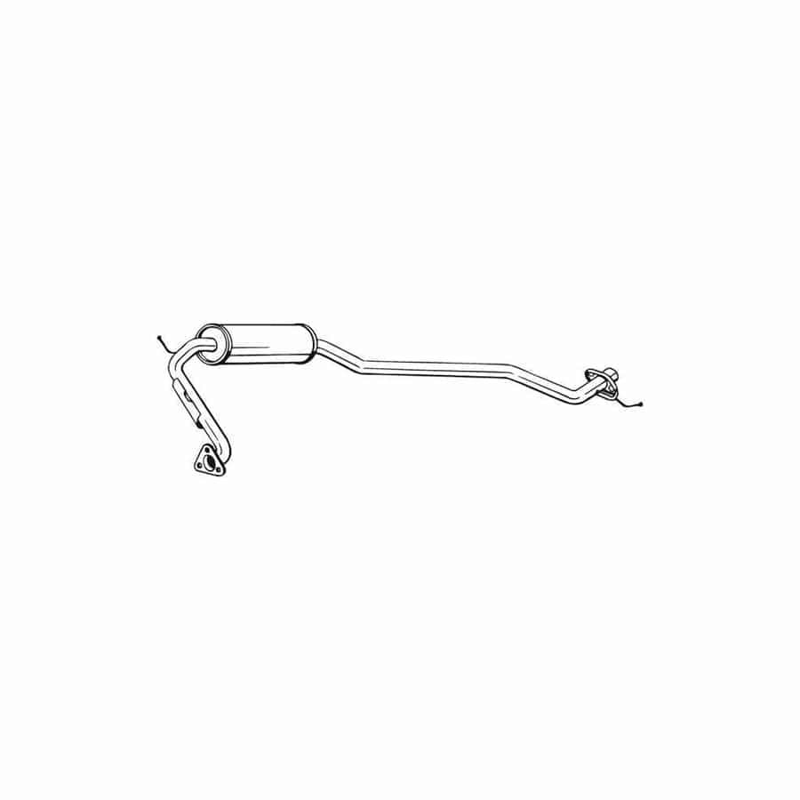 Bosal 283-799 Middle Silencer for Honda CIVIC VIII Hatchback (Fn, Fk)