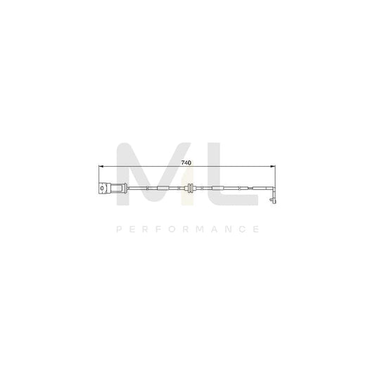BOSCH 1 987 474 934 Brake pad wear sensor | ML Performance Car Parts