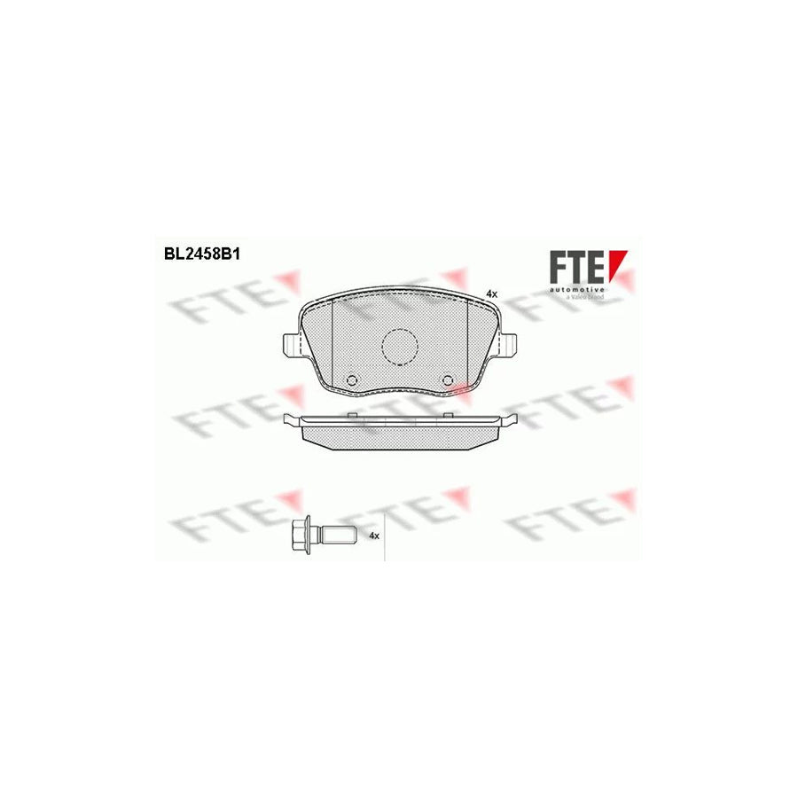 FTE Bl2458B1 Brake Pad Set