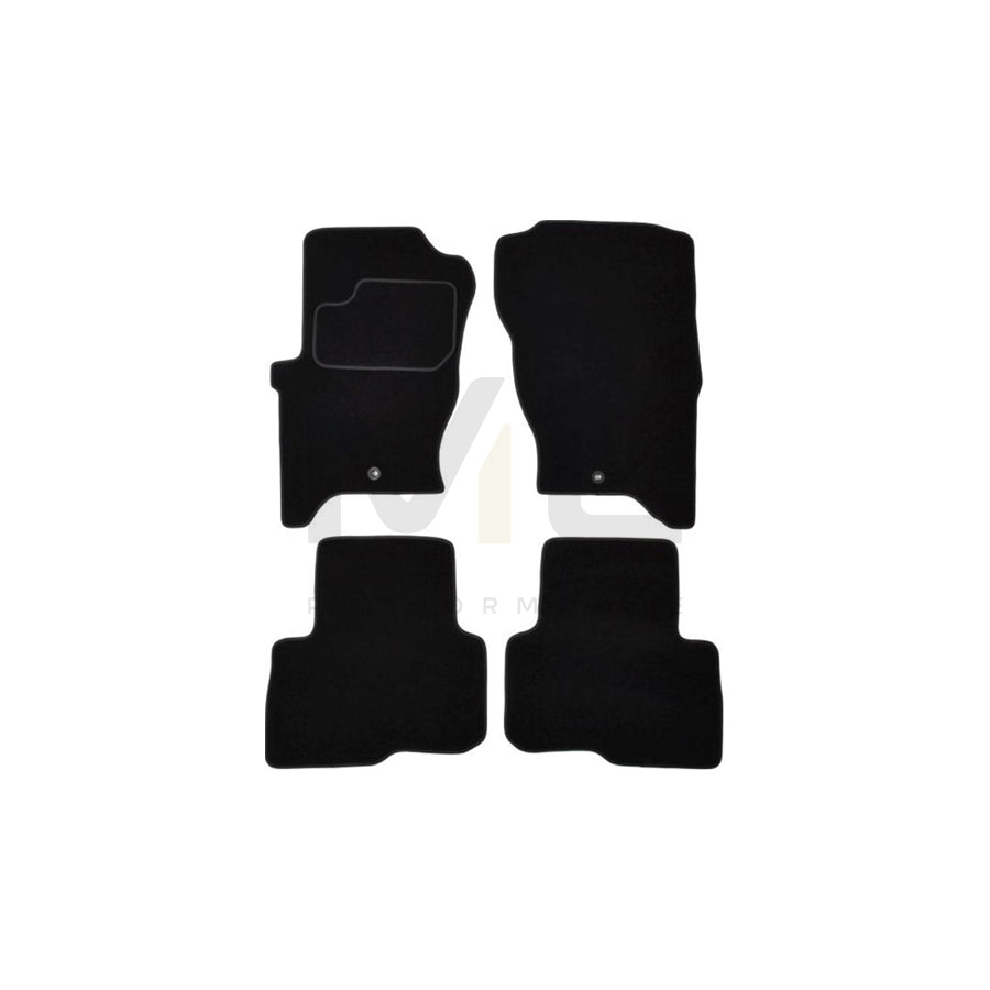 MAMMOOTH A041 ROV85 PRM 01 Floor mat set for LAND ROVER Discovery III (L319) Textile, Front and Rear, Quantity: 4, Black