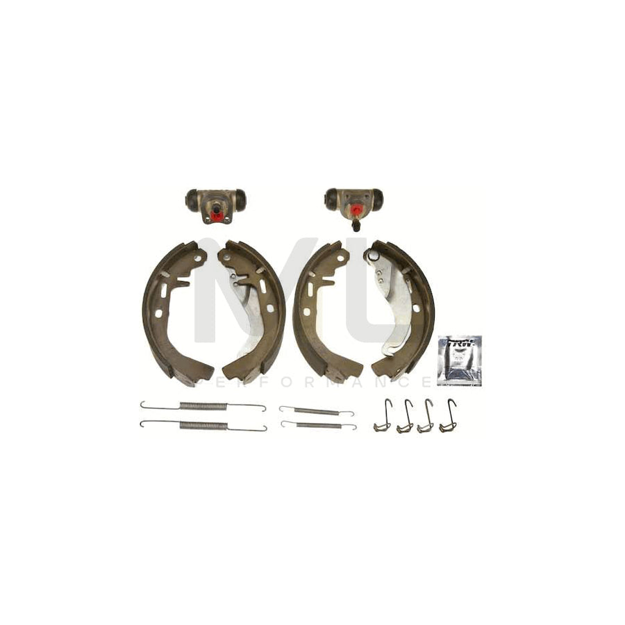 TRW Brake Kit BK1603 Brake Shoe Set with wheel brake cylinder