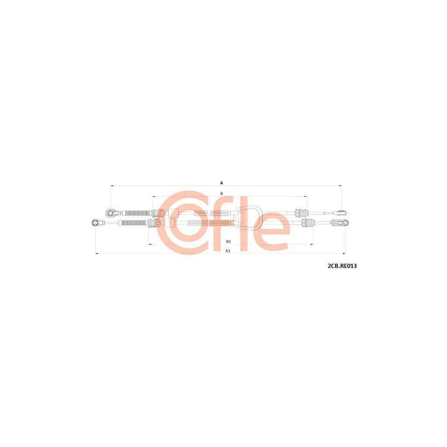 Cofle 92.2Cb.Re013 Cable, Manual Transmission for Renault Megane