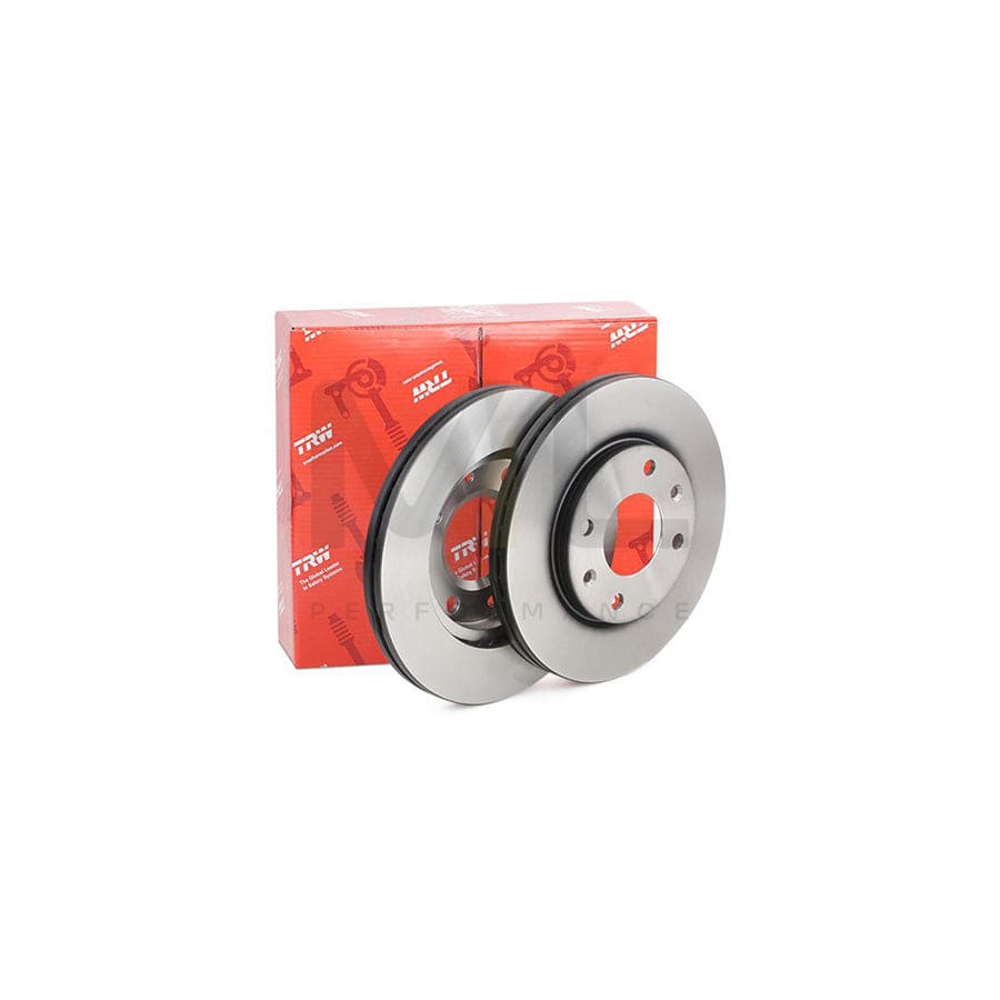 TRW DF1221 Brake Disc Vented, Painted  - 1 piece