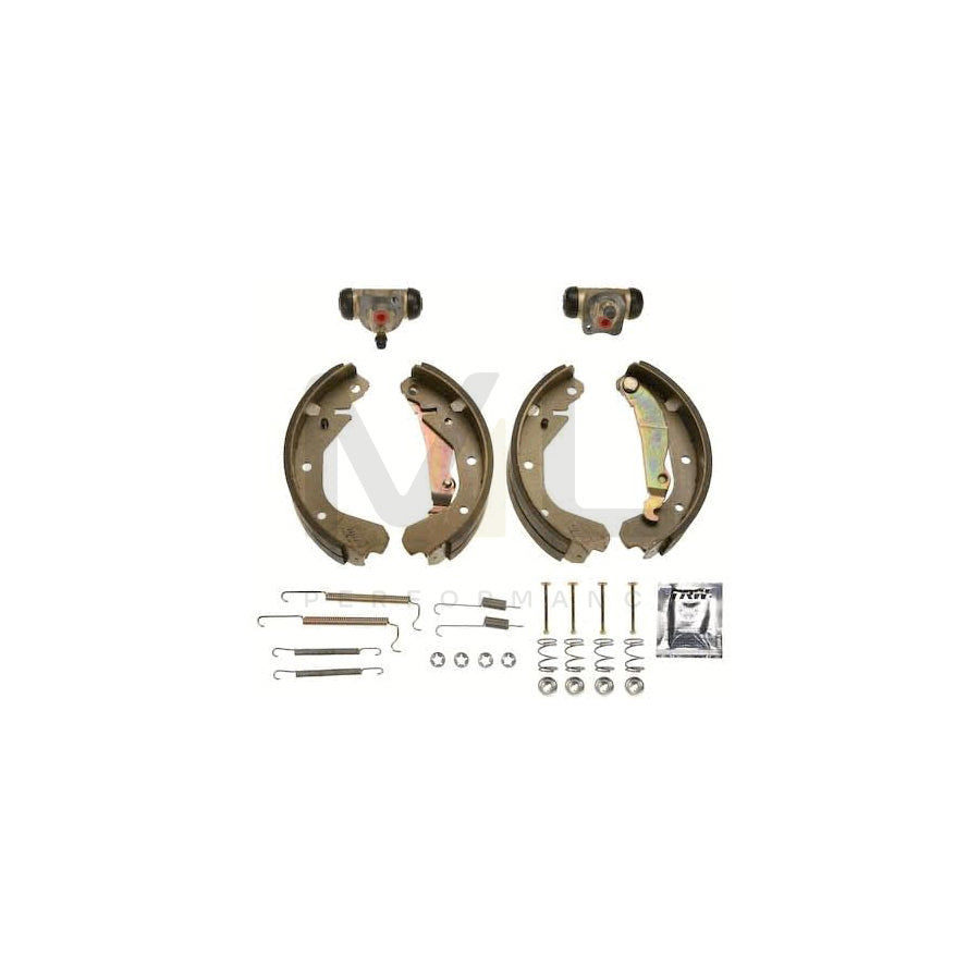 TRW BK1608 Brake Shoe Set with wheel brake cylinder, Brake Kit