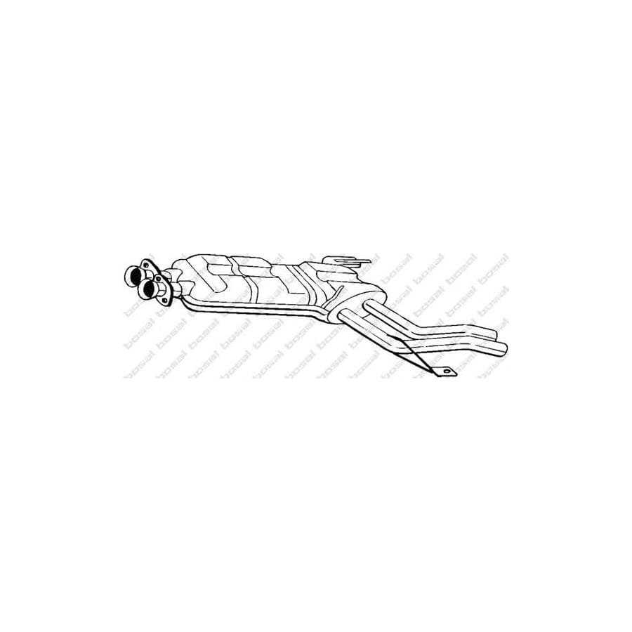 Bosal 284-283 Middle Silencer for BMW 5 Saloon (E34)