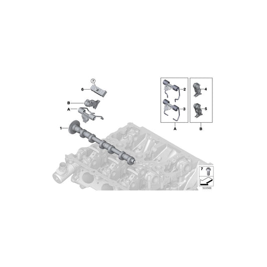 Genuine BMW 11379884073 G07 I12 F36 Intermediate Lever (L-Shaped Contour) (Inc. X4 20iX, M340iX & Cooper S ALL4)