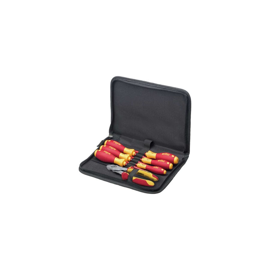 Wiha WHA38020 electrician Tool Set, 7 Piece