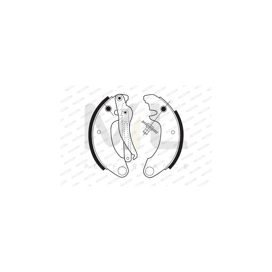 Ferodo Premier FSB49 Brake Shoe Set