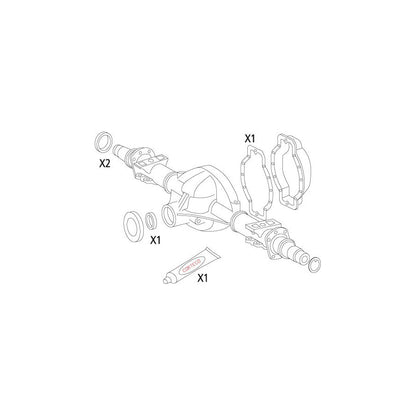 Corteco 19536223 Gasket Set, Differential