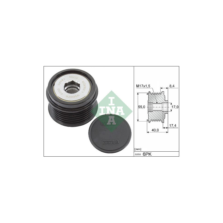 Ina 535 0336 10 Alternator Freewheel Clutch For Subaru Forester