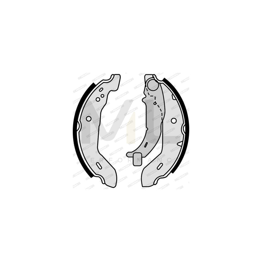 Ferodo Premier FSB569 Brake Shoe Set Suitable for Mercedes-Benz A-Class (W168)