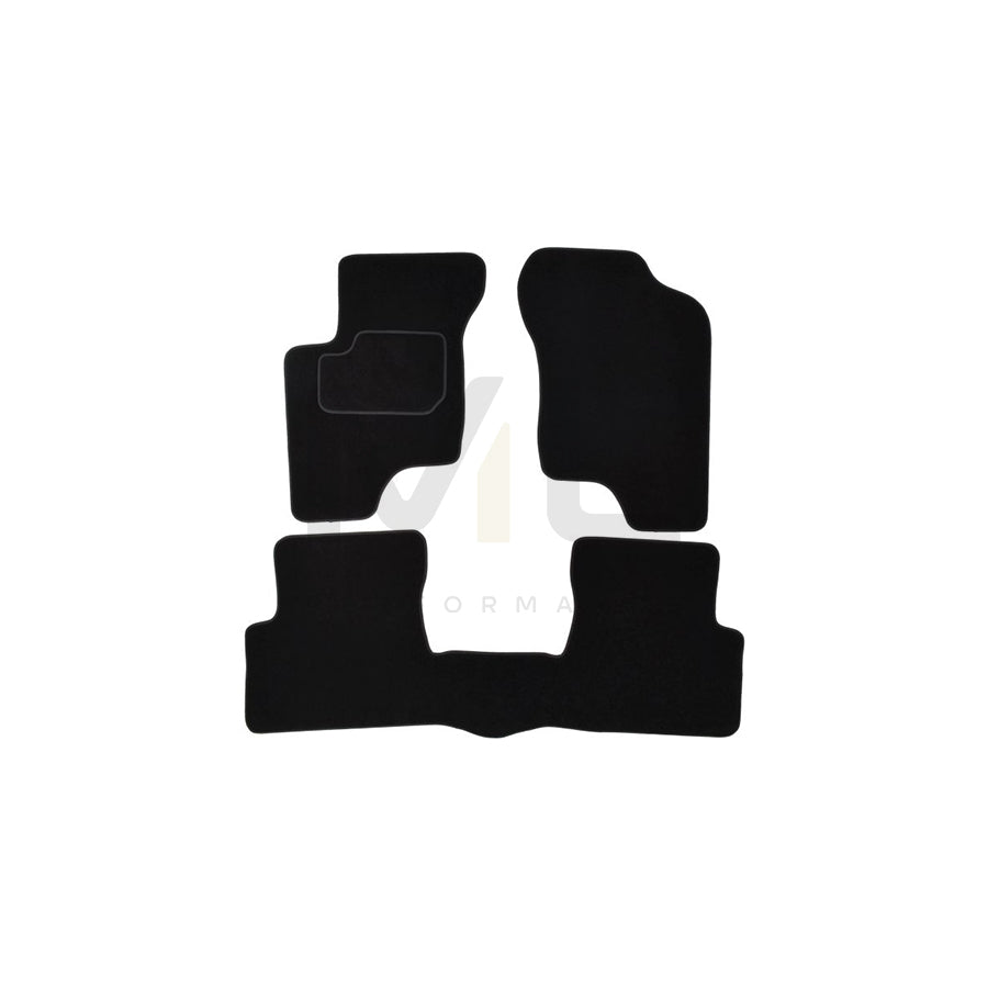 MAMMOOTH A041 HYU45 PRM 01 Floor mat set for HYUNDAI Getz (TB) Textile, Front and Rear, Quantity: 3, Black