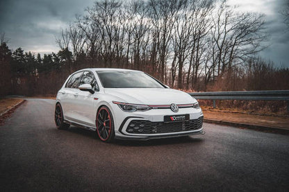 Maxton Design Volkswagen Golf GTI / R-Line MK8 Front Splitter V.4