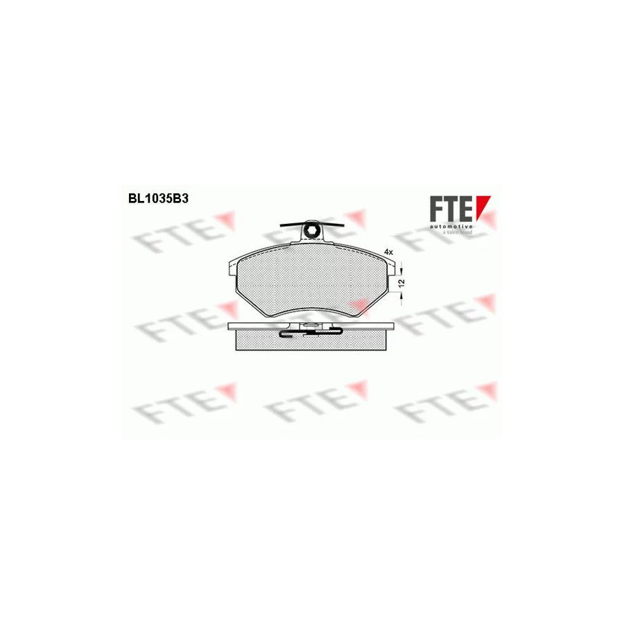 FTE 9010016 Brake Pad Set