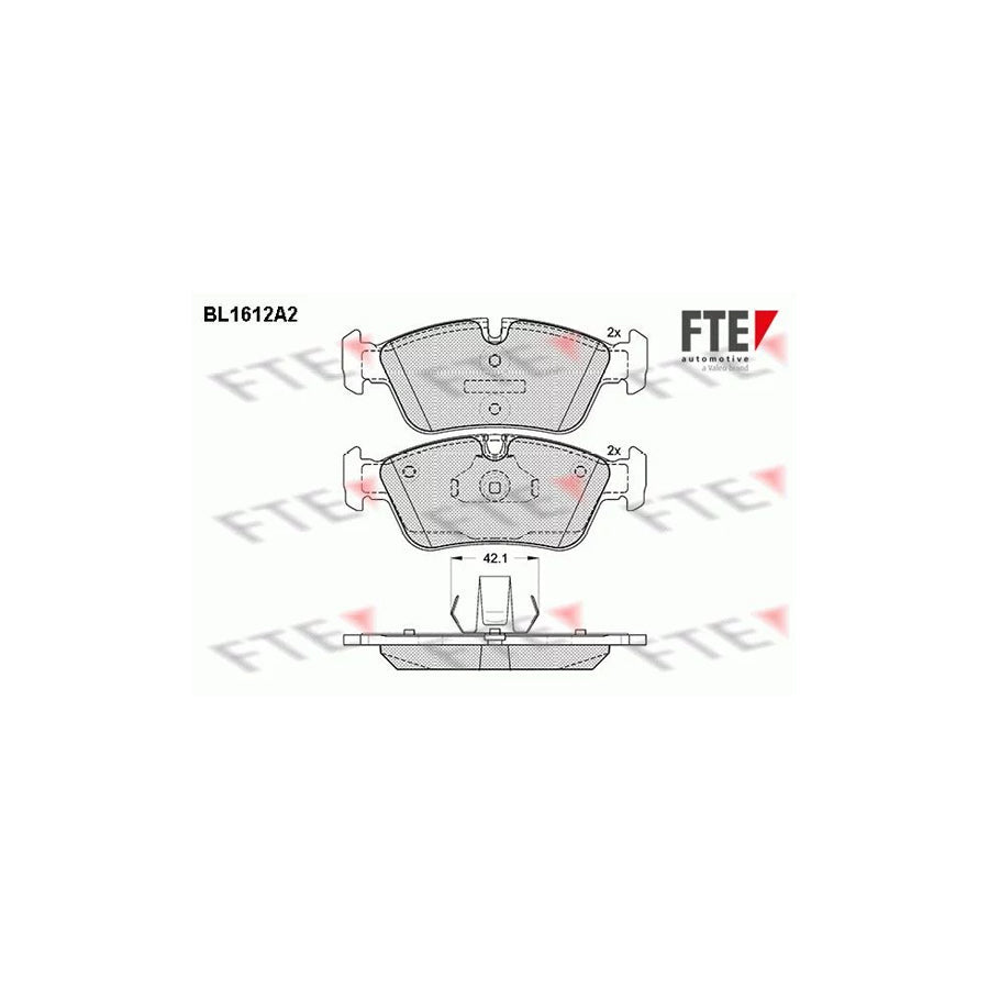 FTE Bl1612A2 Brake Pad Set