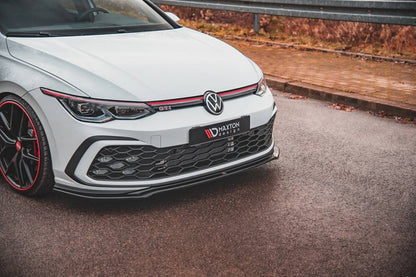 Maxton Design Volkswagen Golf GTI / R-Line MK8 Front Splitter V.4