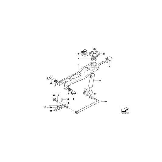 Genuine BMW 25117552488 E60 E61 Selector Rod (Inc. 530i)