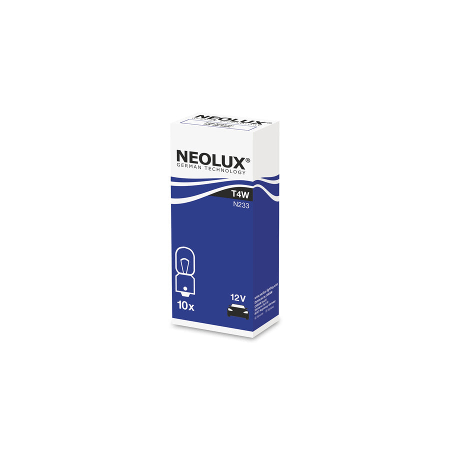NEOLUX  N233 12v 4w BA9s (233) Trade pack of 10