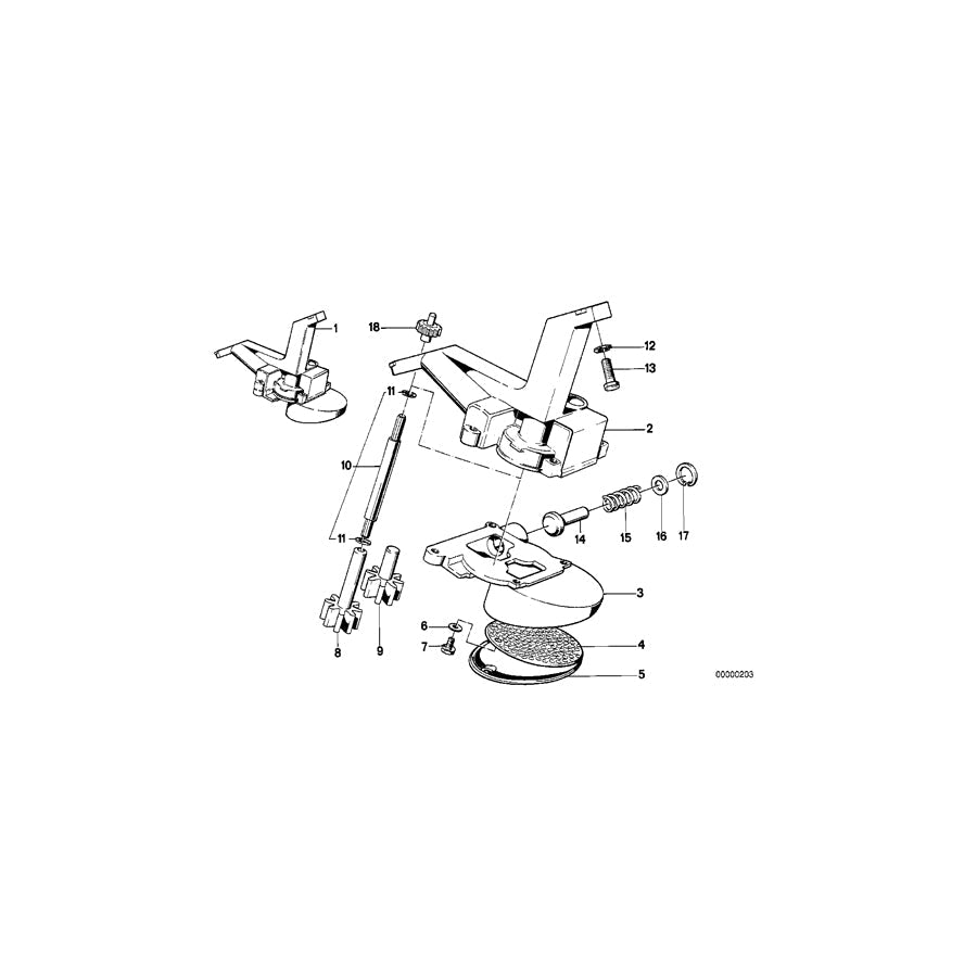 Genuine BMW 11411273084 E34 E21 E30 Oil Pump Cover (Inc. 325i, 520i & 320i)
