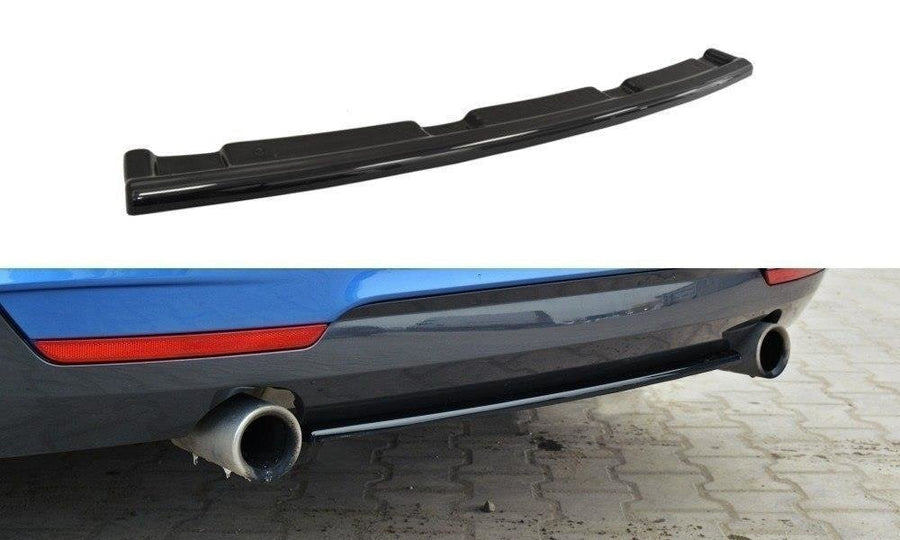 Maxton Design BM-4-F32-MPACK-RD1T Central Rear Splitter (without vertical bars) BMW Series 4 F32 M-Pack | ML Performance UK Car Parts