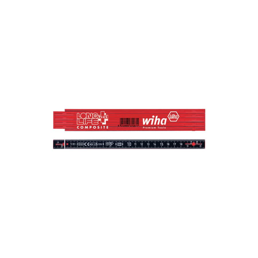 Wiha WHA37067 LongLife Plus Composite Folding Ruler 2m