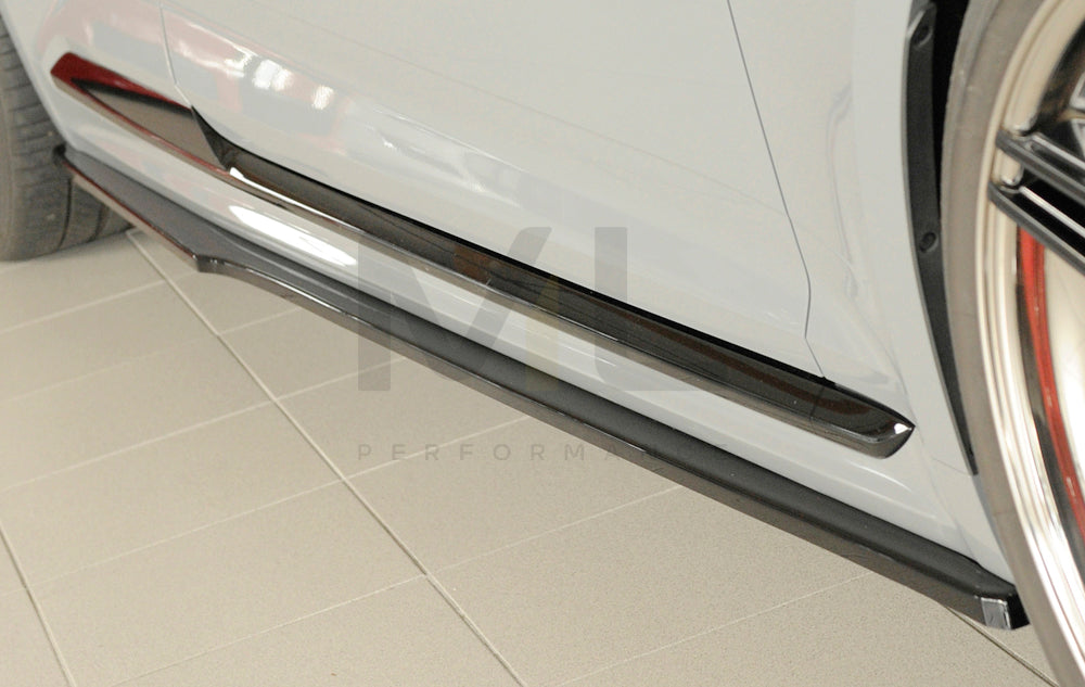 Rieger 00088208 Audi B9 F5 RS5 Side Skirt Splitter 4 | ML Performance UK Car Parts