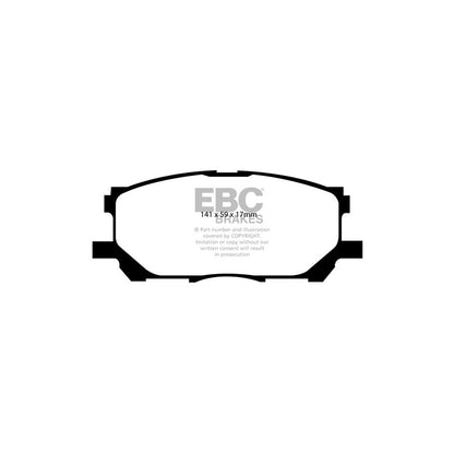 EBC PD13KF758 Lexus Toyota Yellowstuff Front Brake Pad & GD Disc Kit (Inc. RX300, RX350, RX400h, Harrier) 2 | ML Performance UK Car Parts