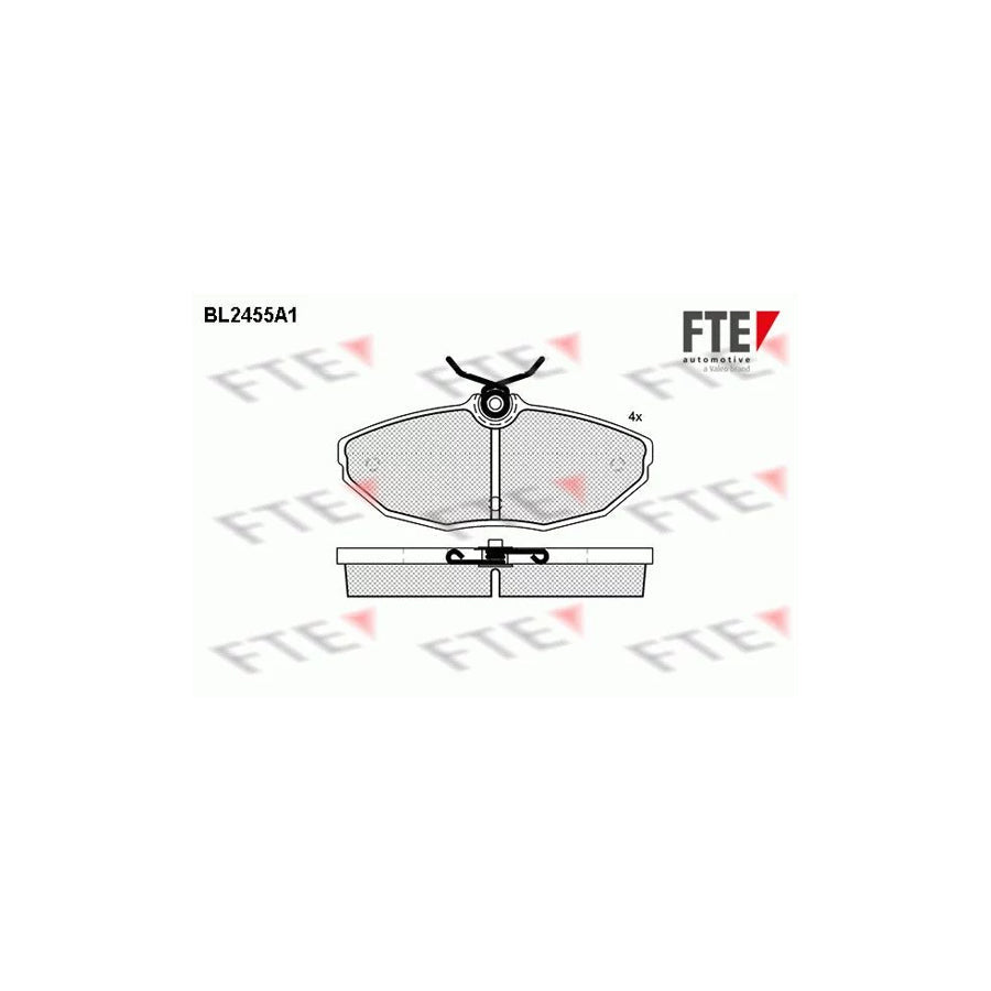 FTE Bl2455A1 Brake Pad Set