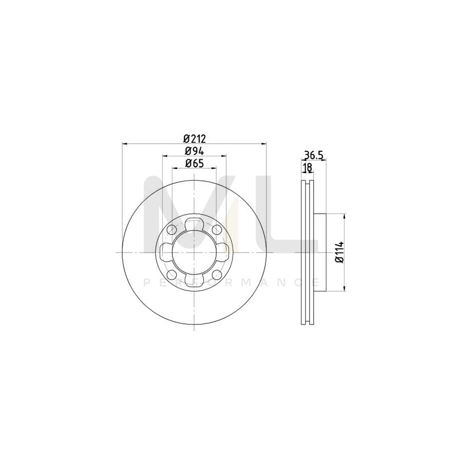 TEXTAR 92048800 Brake Disc Internally Vented, without wheel hub, without wheel studs  - 1 piece