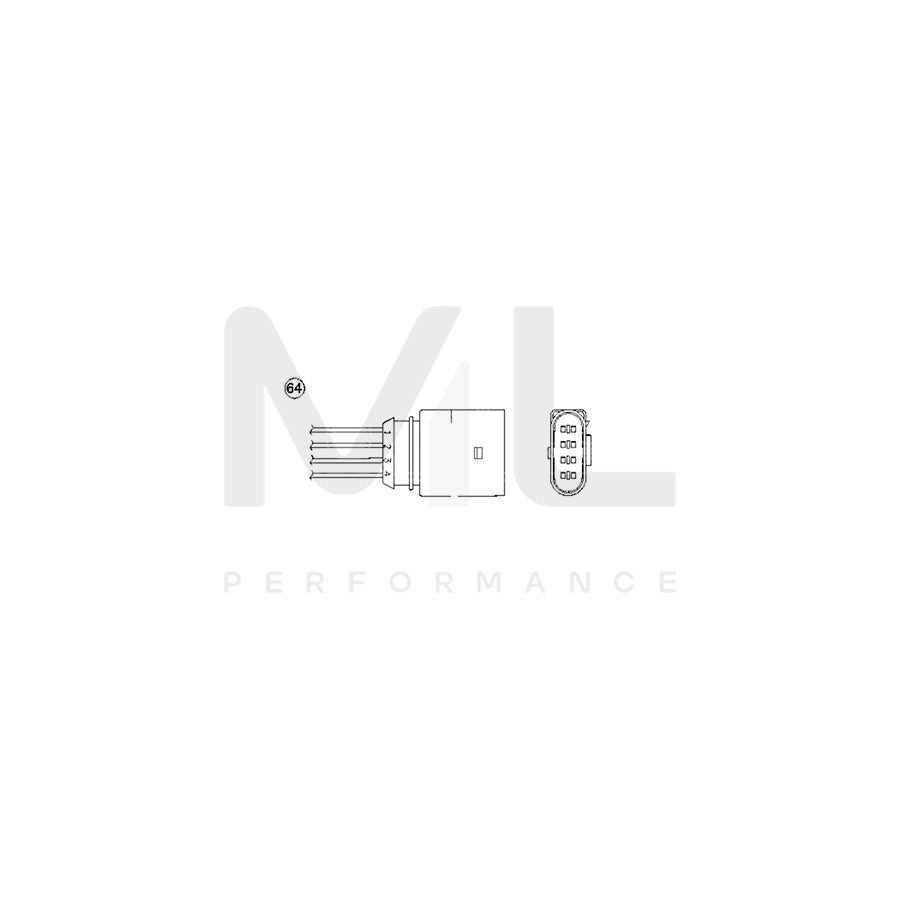 NTK Lambda Sensor / O2 Sensor (NGK 8738) - OZA457-EE2 | ML Car Parts UK | ML Performance