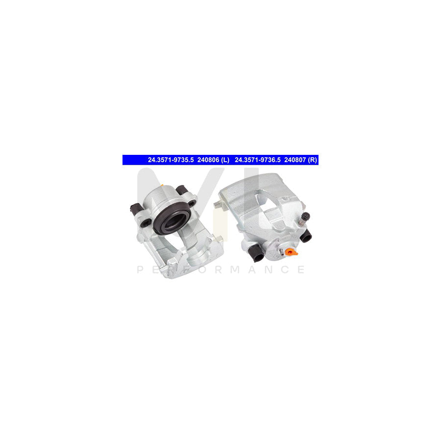 ATE 24.3571-9735.5 Brake Caliper without holder