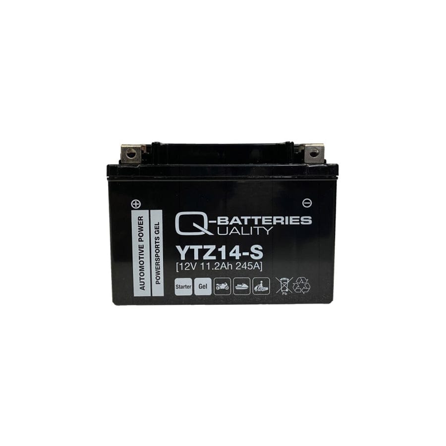 Q-Batteries Motorcycle Battery YTZ14S Gel 12V 11Ah 245A