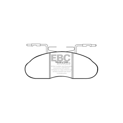 EBC DP633/2 Renault Ultimax Front Brake Pads (Inc. Master & Trafic) 2 | ML Performance UK Car Parts
