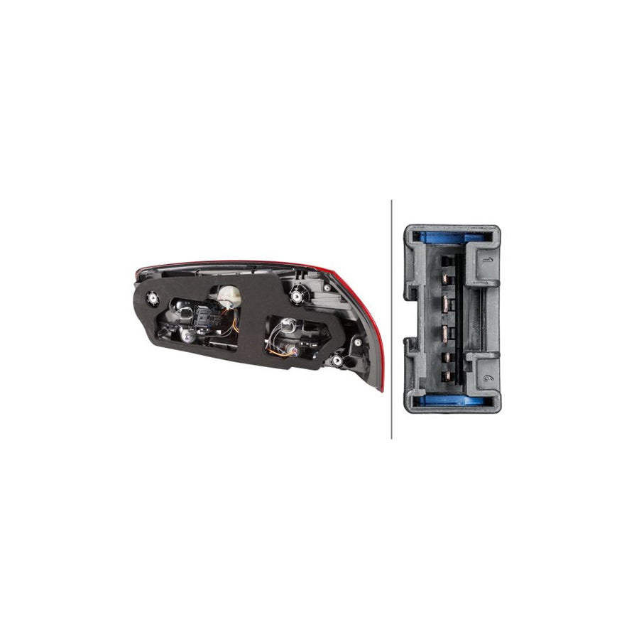 Hella 2SK 011 054-091 Rear Light For Citro??n C4