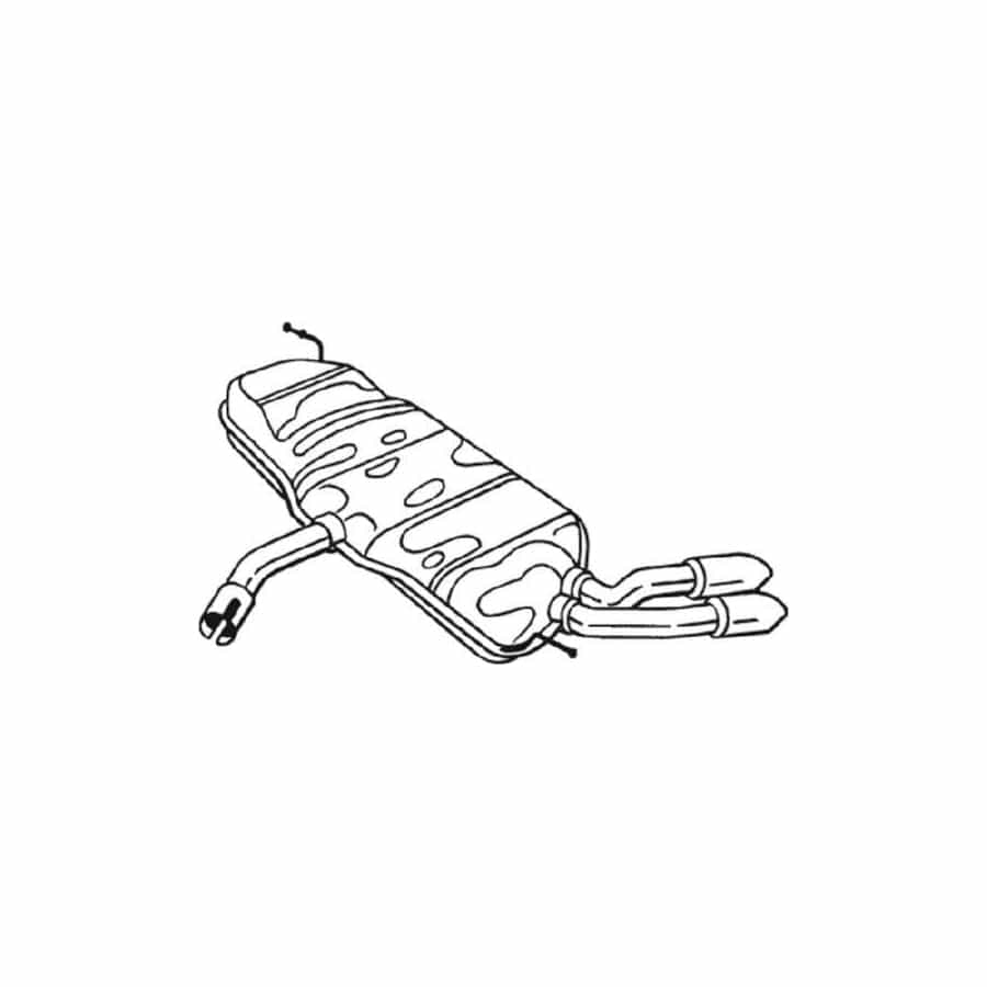 Bosal 105-905 Rear Silencer for Audi A3 Sportback (8Pa)