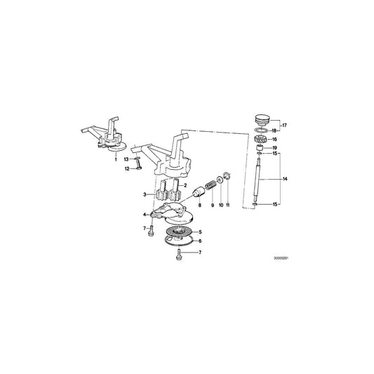 Genuine BMW 11411271128 E34 E28 E30 Oil Pump Housing (Inc. 524d, 324d & 324td)