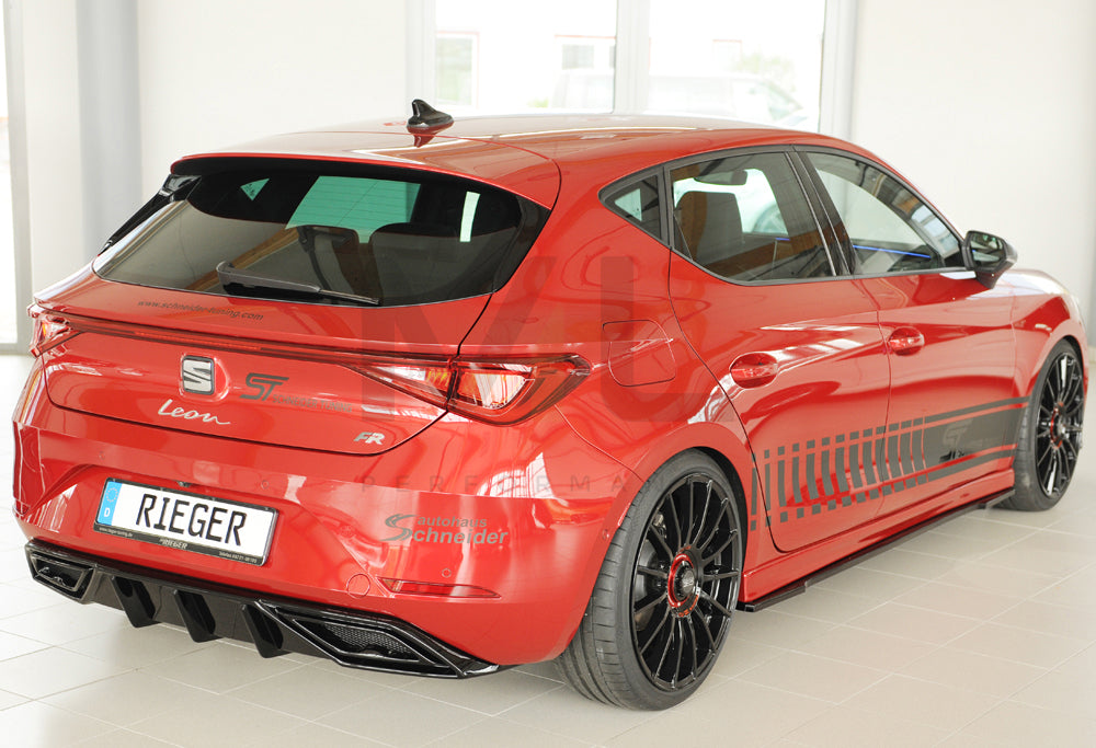 Rieger 00088221 SEAT Leon KL Side Skirt Splitter 10 | ML Performance UK Car Parts