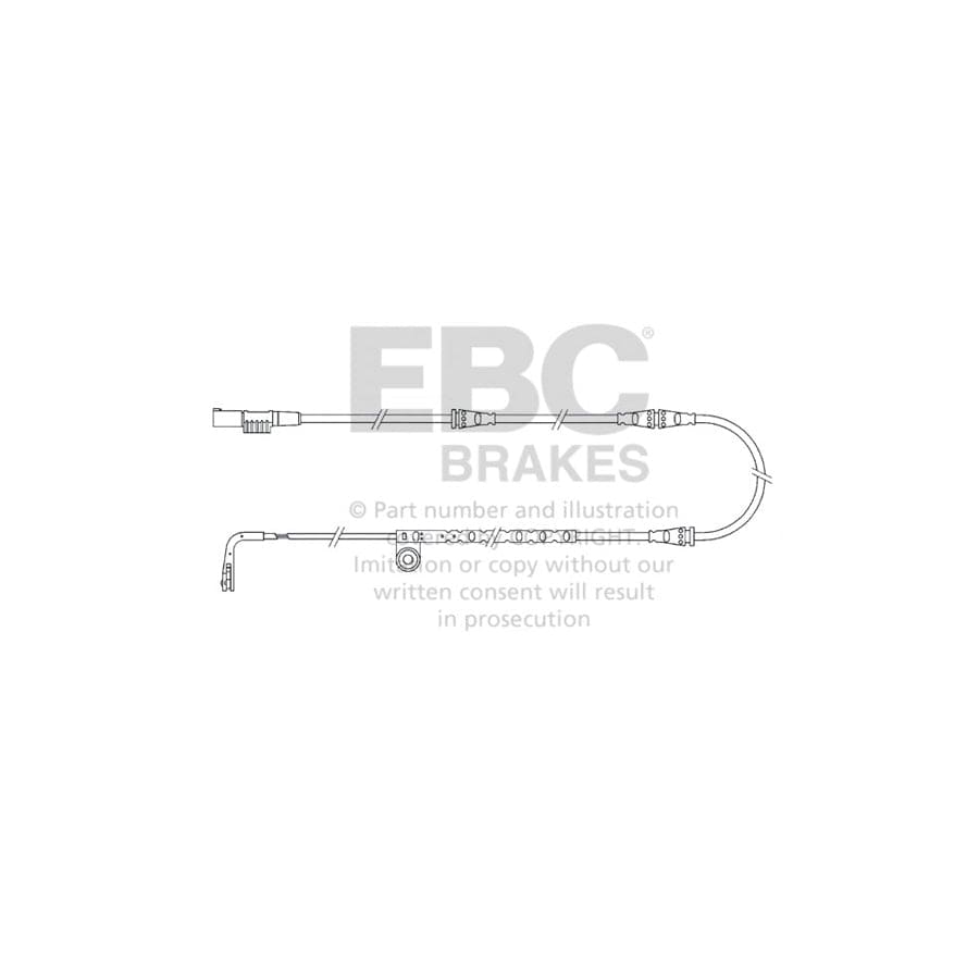 EBC EFA151 Land Rover Range Rover Sport Front Wear Leads - TRW Caliper 1 | ML Performance UK Car Parts