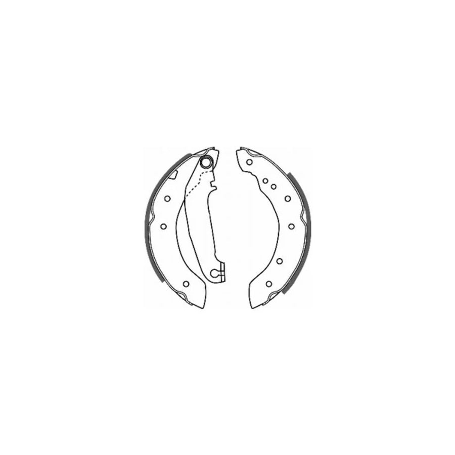 ABE C0V002ABE Brake Shoe Set