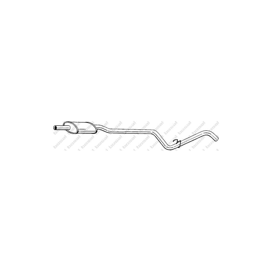 Bosal 285-021 Middle Silencer for Renault Super 5