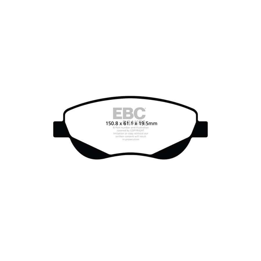 EBC PD40K1880 Toyota Verso Ultimax Pad & Plain Disc Kit 2 | ML Performance UK Car Parts