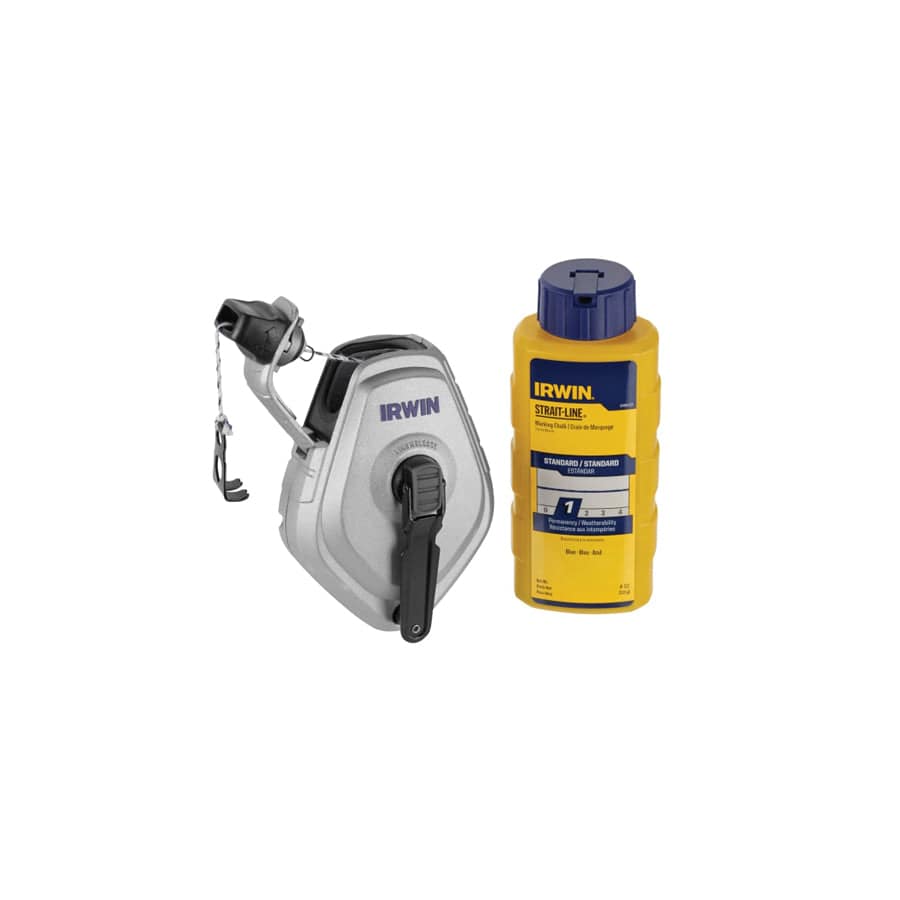 IRWIN® STRAIT-LINE® STL10507684 HPP Chalk Reel Set 30m & Blue Chalk 113g