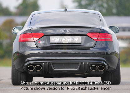 Rieger 00099892 Audi B8 B81 A5 Rear Diffuser 2 | ML Performance UK Car Parts