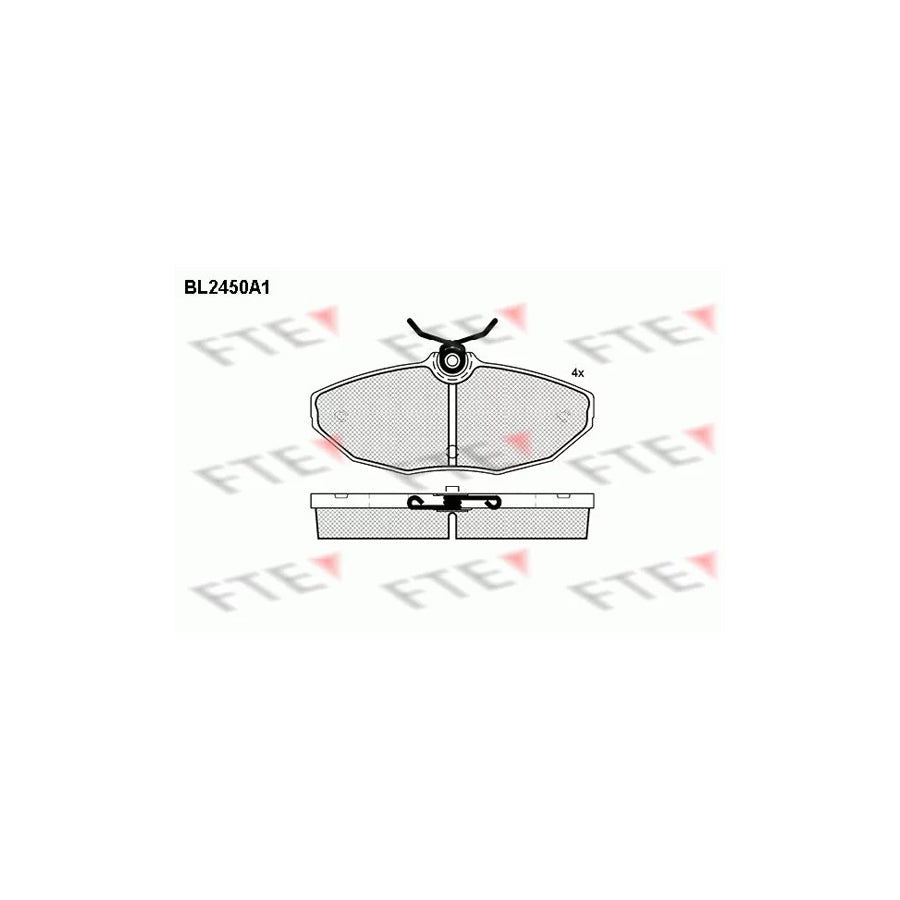 FTE 9011042 Brake Pad Set