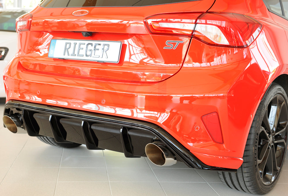 Rieger 00088216 Ford DEH Focus 4 Rear Diffuser (Inc. Focus 4 ST) 4 | ML Performance UK Car Parts