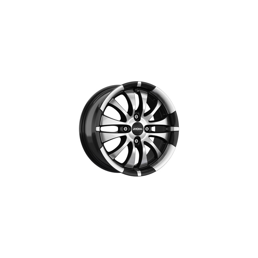 Ronal R59 6x15 ET35 59R5604.23X/022 Jetblack Front Diamond Cut Wheel