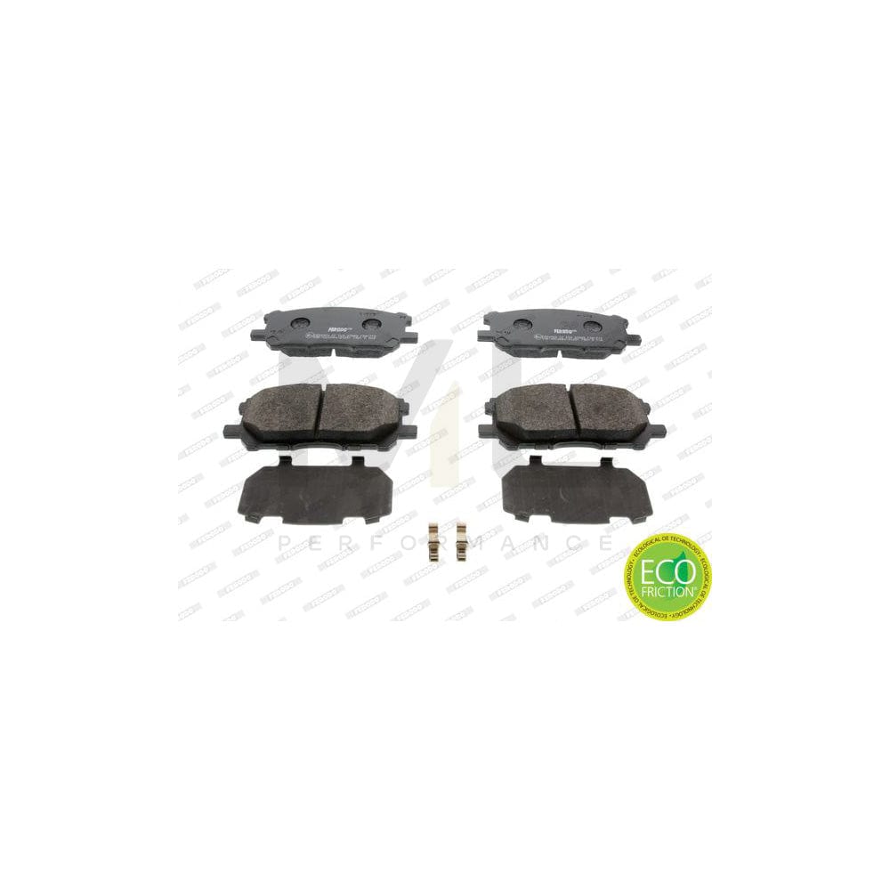 Ferodo Premier Eco Friction FDB1715 Brake Pad Set With Acoustic Wear Warning, Without Accessories