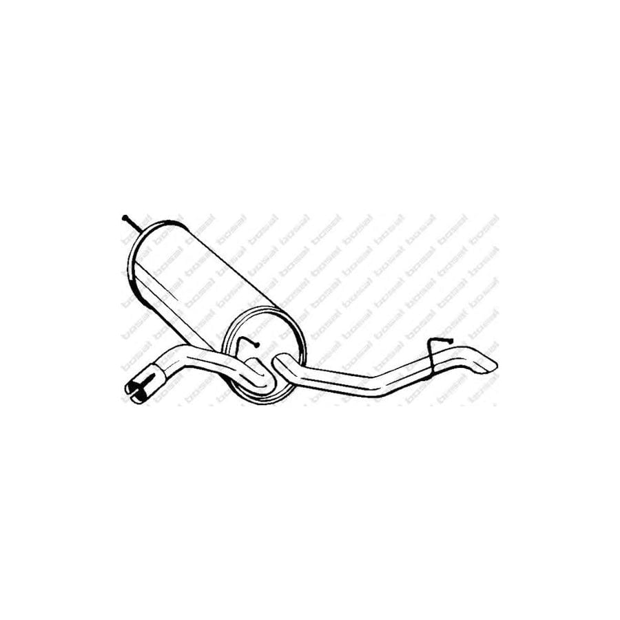 Bosal 105-225 Rear Silencer for Audi A2 (8Z0)