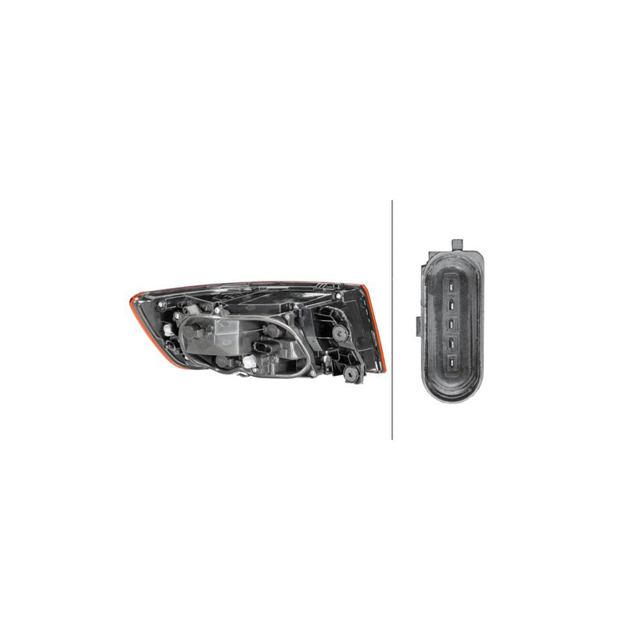 Hella 2SK 012 248-061 Rear Light For Audi A4 B9 Saloon (8W2, 8WC)